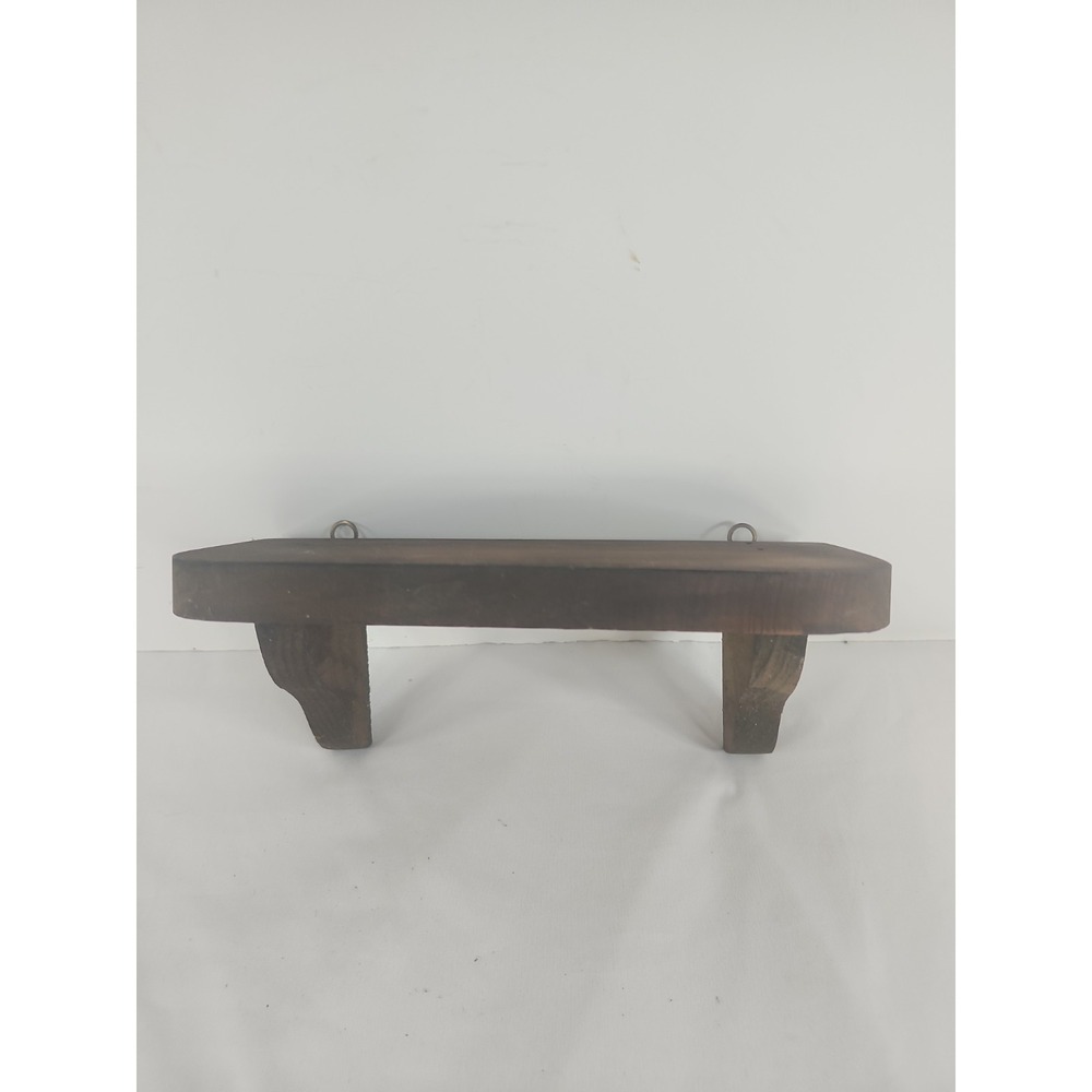 Vintage Wooden Shelf With Hangers 9 3/4" Long